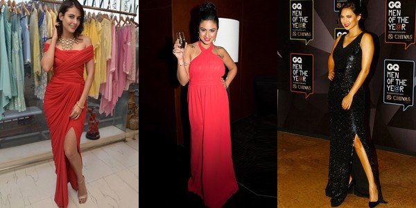 Bigg Boss Contestants Reveal Their Beauty In Sexy Cocktail Dresses