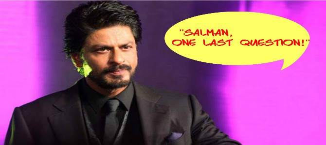 A reporter kept calling Shah Rukh as Salman, and his reply is the proof why he is the king of wits!