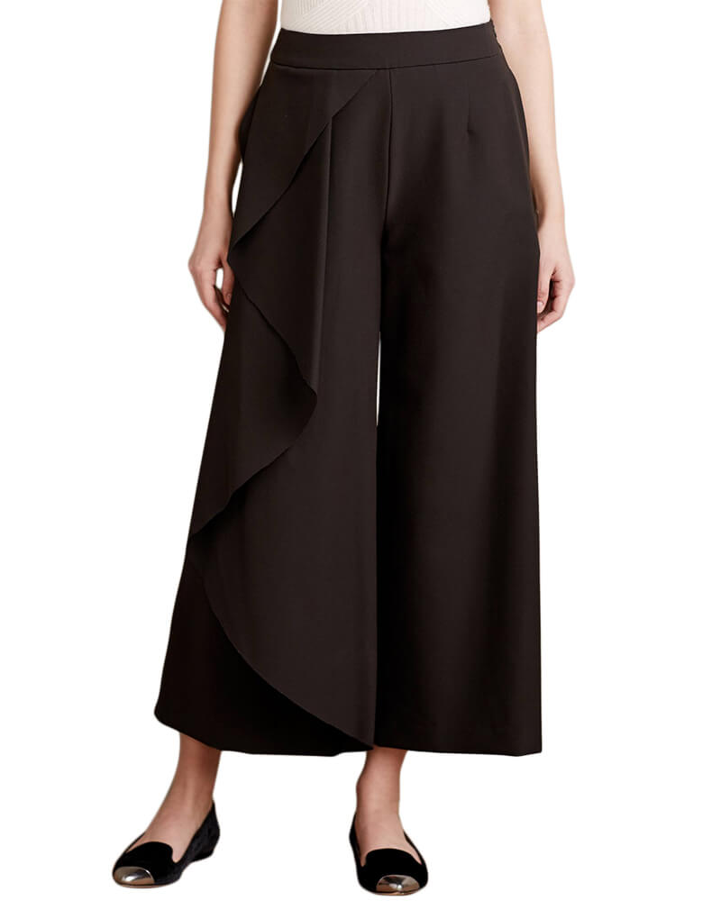 Ruffled side detail Culottes