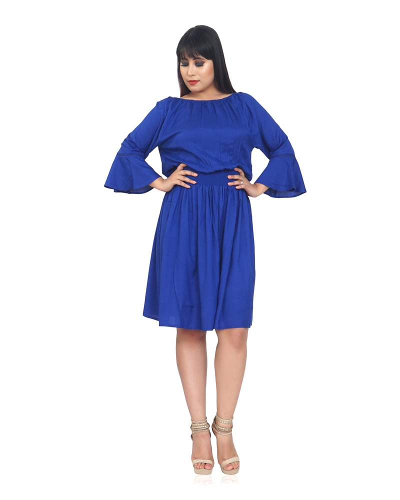 STUNNING BLUE PARTY DRESS